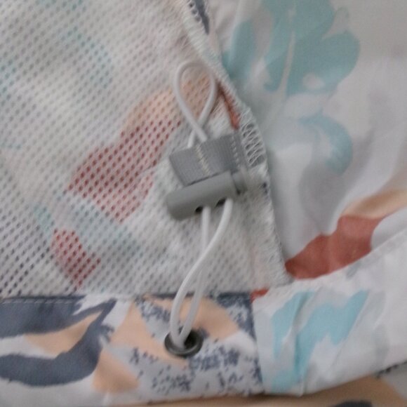 New Columbia Side Hill New Moon Magnolia Floral Print Windbreaker Jacket M - Picture 16 of 16